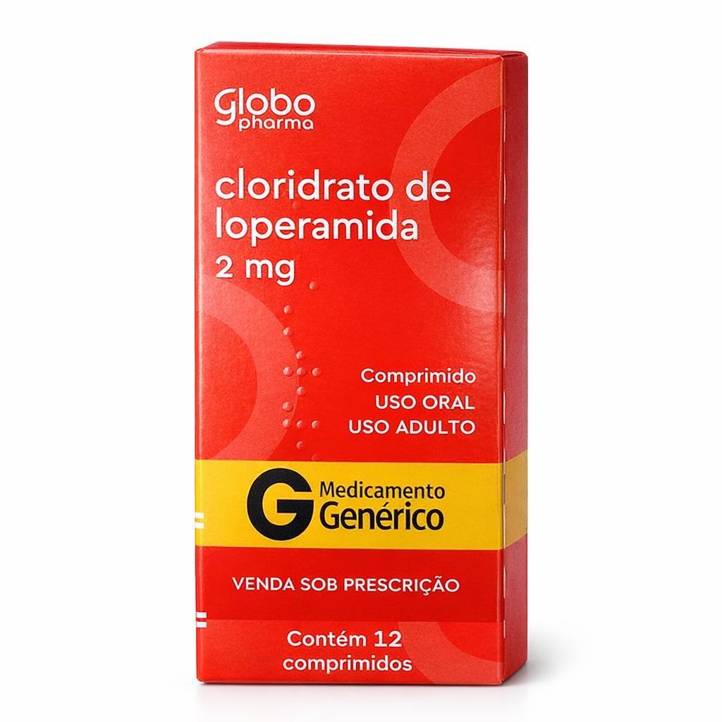 Cloridrato de Loperamida 2mg c/12