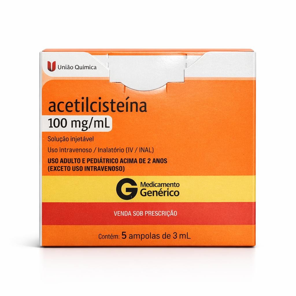 Acetilcisteina 1 ampola