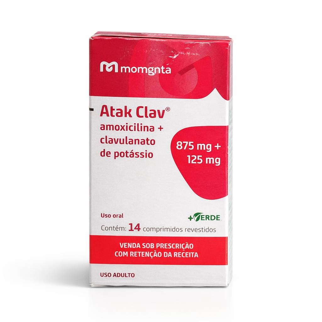 Amoxilina com clavulanato 875mg+125mg c14
