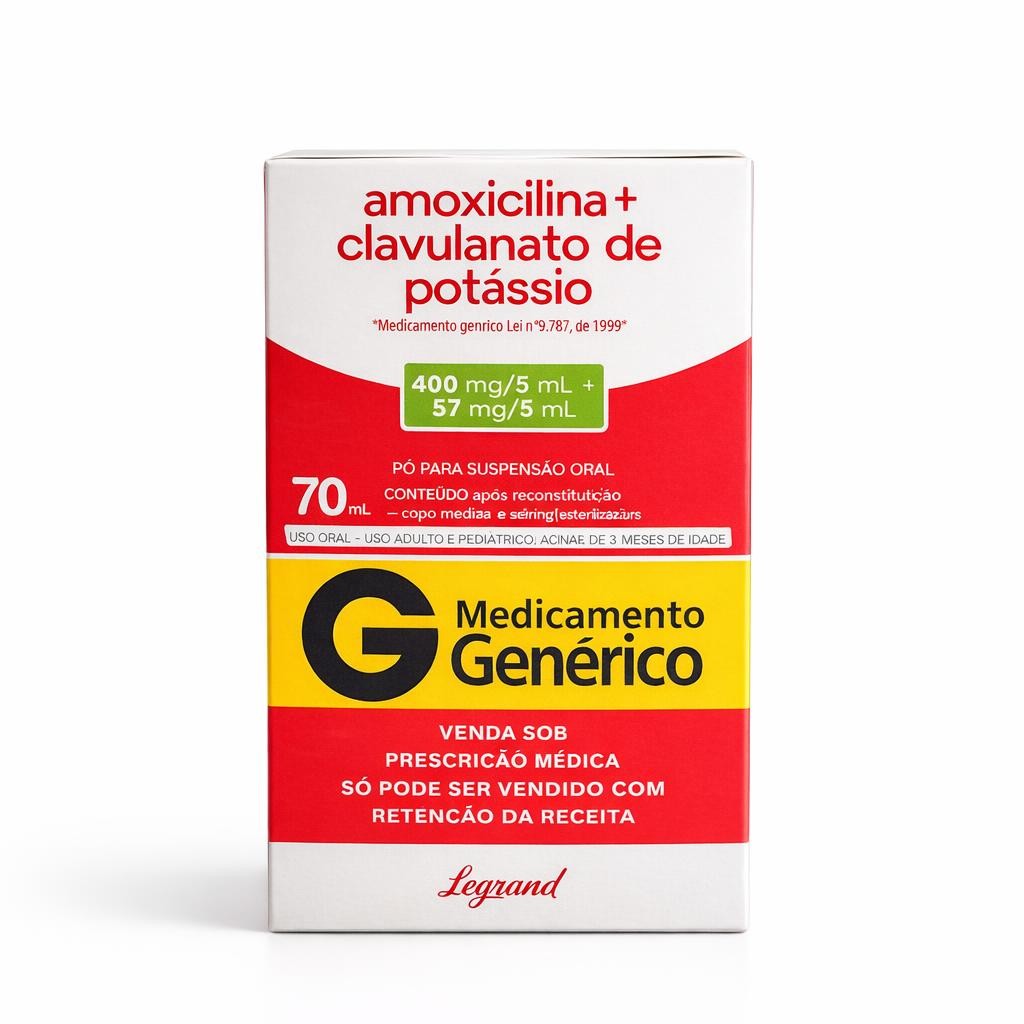 Amoxilina com clavulanato infantil